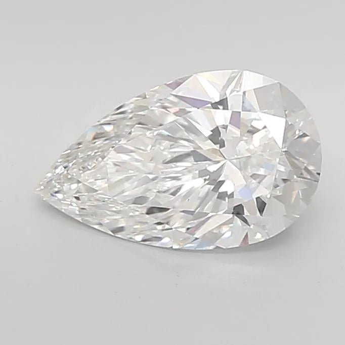 2.04ct Pear Lab Grown Diamond (Colour F, Clarity VS1, IGI Certified) - Jewelry by Cleo