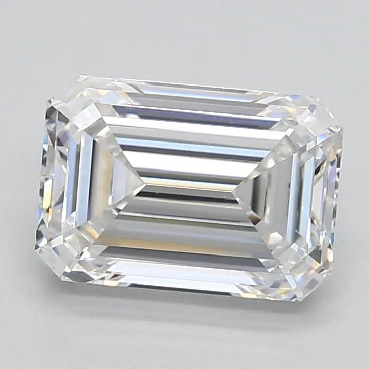 2.05ct Emerald Lab Grown Diamond (Colour D, Clarity IF, IGI Certified) - Jewelry by Cleo