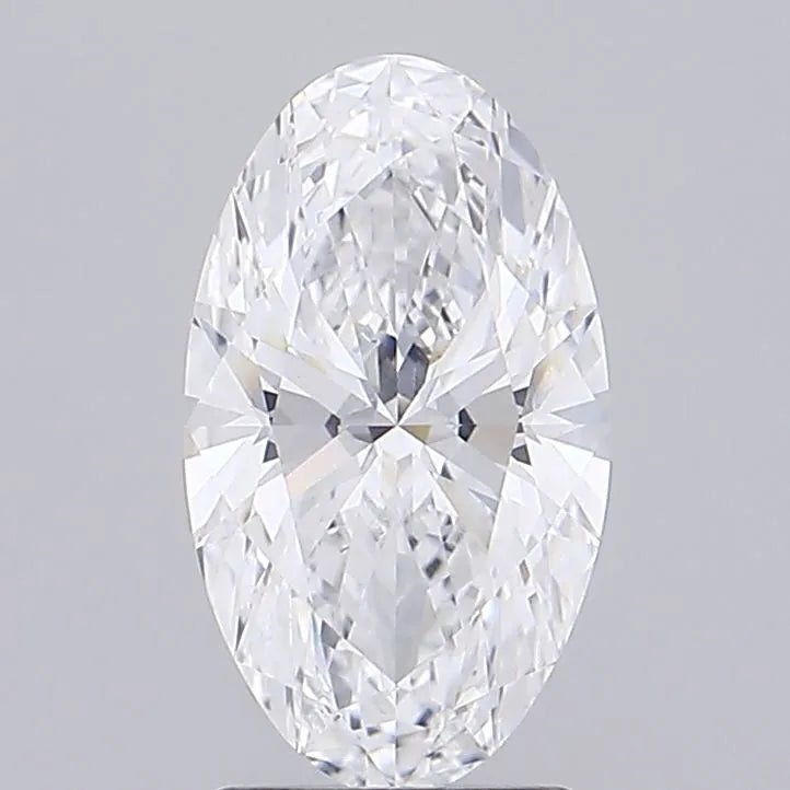 2.06ct Oval Lab Grown Diamond (Colour D, Clarity VVS2, IGI Certified) - Jewelry by Cleo