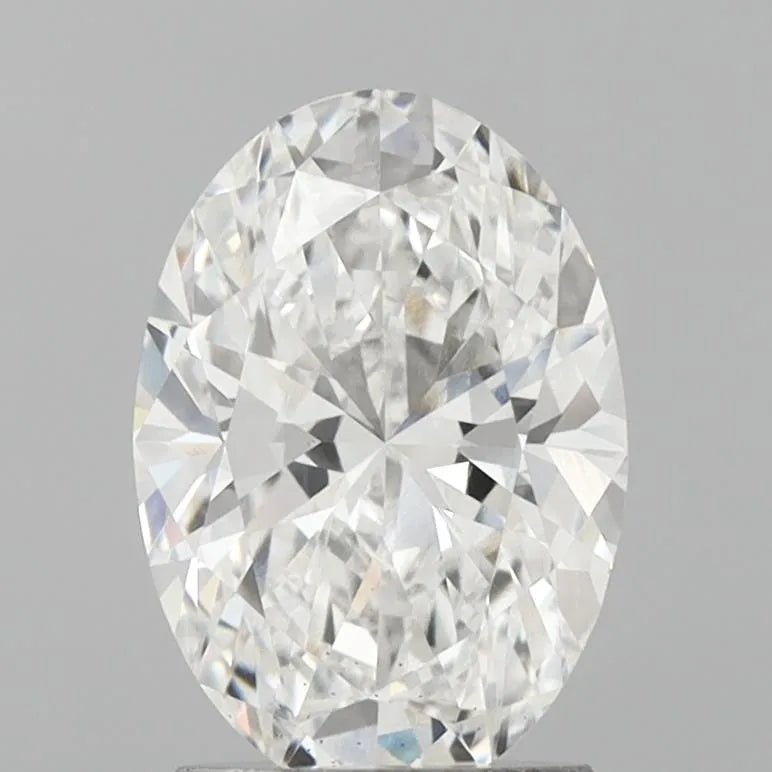 2.06ct Oval Lab Grown Diamond (Colour E, Clarity VS2, IGI Certified) - Jewelry by Cleo
