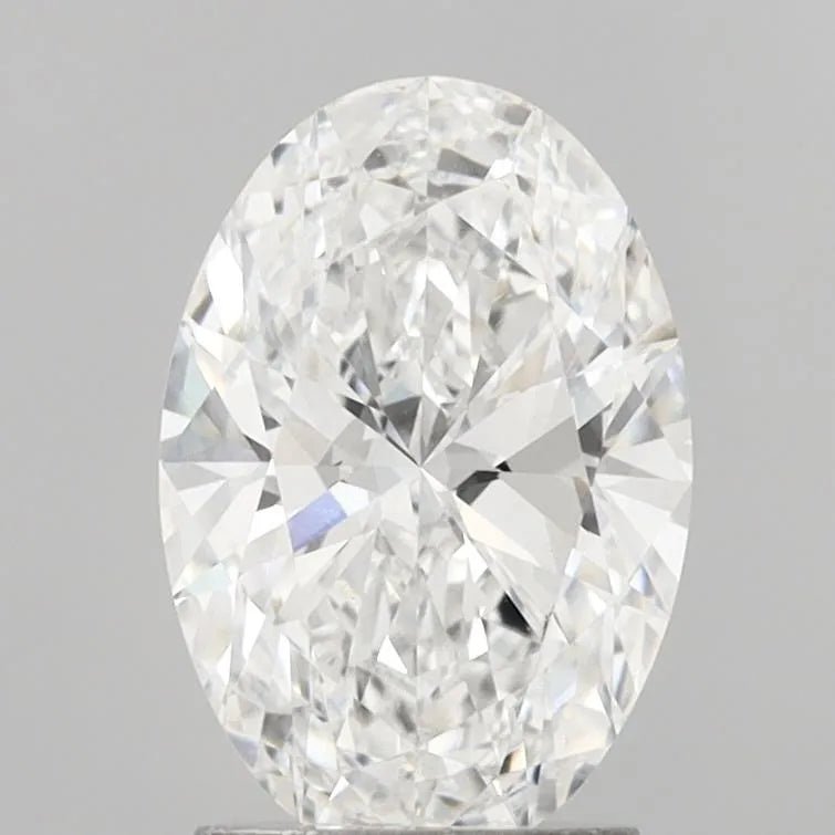 2.07ct Oval Lab Grown Diamond (Colour D, Clarity VVS2, IGI Certified) - Jewelry by Cleo