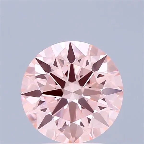 2.07ct Round Lab Grown Diamond (Colour Fancy Intense Pink, Clarity VS1, Cut ID, IGI Certified) - Jewelry by Cleo