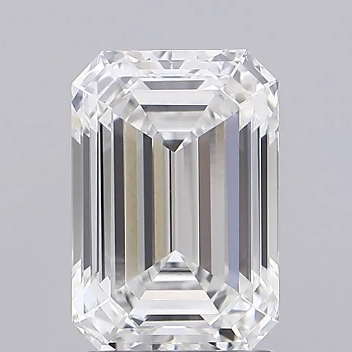 2.08ct Emerald Lab Grown Diamond (Colour E, Clarity IF, IGI Certified) - Jewelry by Cleo