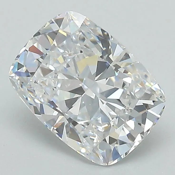 2.09ct Cushion brilliant Lab Grown Diamond (Colour D, Clarity VVS1, IGI Certified) - Jewelry by Cleo