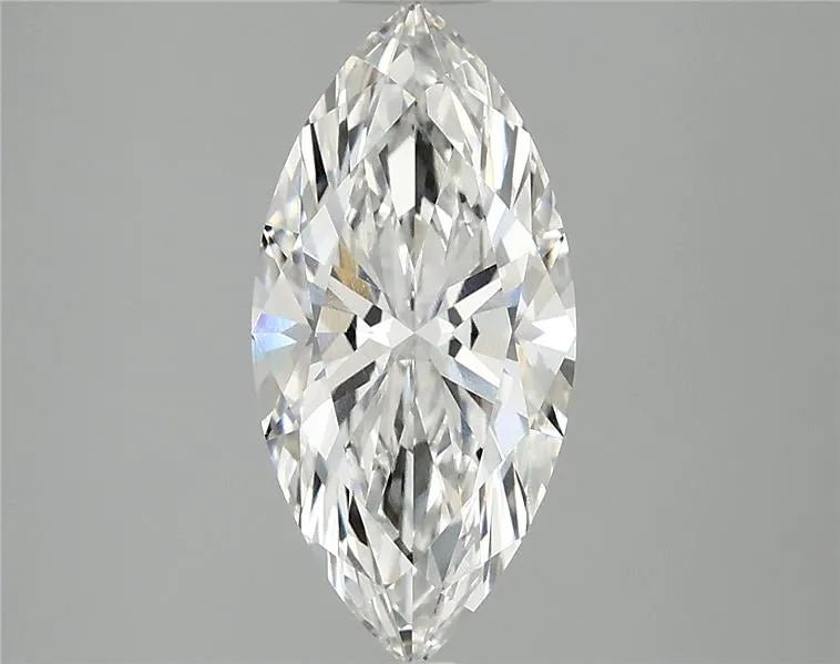 2.10ct Marquise Lab Grown Diamond (Colour F, Clarity VVS2, IGI Certified) - Jewelry by Cleo