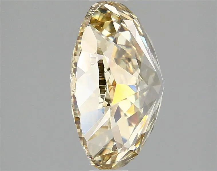 3.02ct Oval Lab Grown Diamond (Colour Fancy Intense Yellow, Clarity VVS2, IGI Certified)