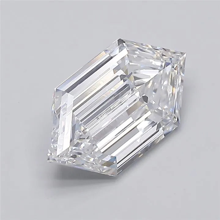 2.61ct Hexagonal Lab Grown Diamond (Colour D, Clarity VVS2, IGI Certified)