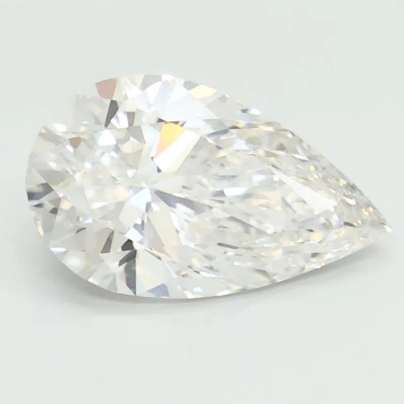 2.28ct Pear Lab Grown Diamond (Colour D, Clarity VS1, Cut EX, IGI Certified) - Jewelry by Cleo