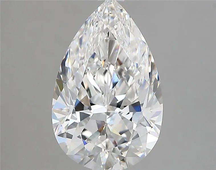2.38ct Pear Lab Grown Diamond (Colour F, Clarity VVS2, Cut EX, GIA Certified) - Jewelry by Cleo