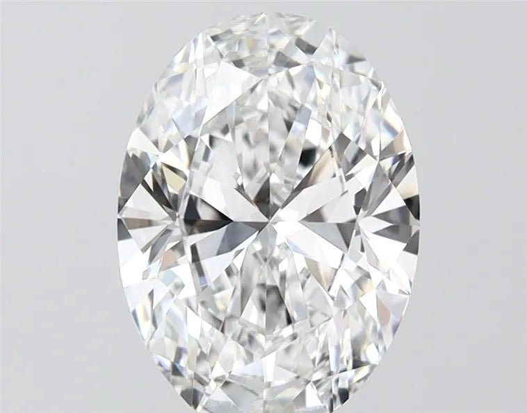 2.42ct Oval Lab Grown Diamond (Colour D, Clarity VVS1, IGI Certified) - Jewelry by Cleo