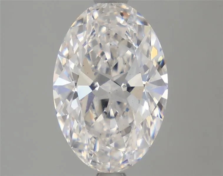 2.42ct Oval Lab Grown Diamond (Colour E, Clarity VS2, IGI Certified) - Jewelry by Cleo