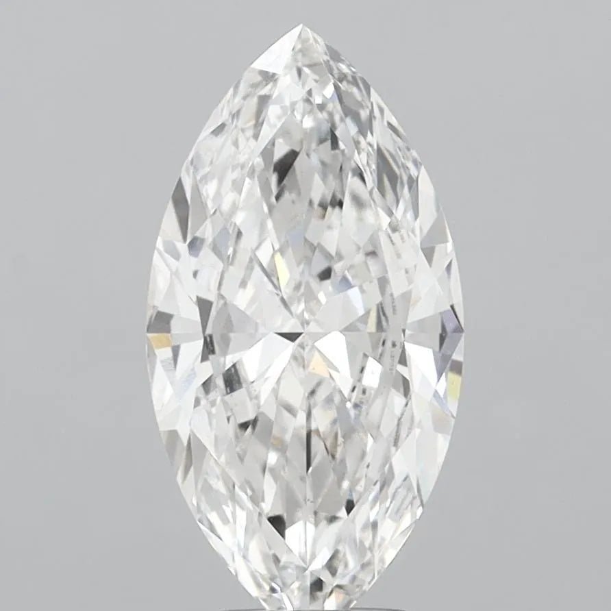 2.50ct Marquise Lab Grown Diamond (Colour G, Clarity VS2, IGI Certified) - Jewelry by Cleo