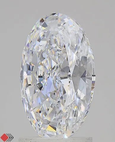 2.50ct Oval Lab Grown Diamond (Colour D, Clarity VVS2, IGI Certified) - Jewelry by Cleo