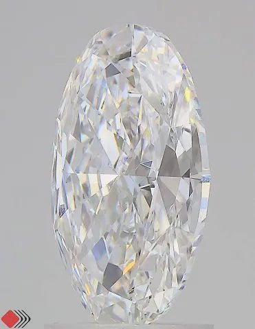 2.50ct Oval Lab Grown Diamond (Colour E, Clarity VS1, IGI Certified) - Jewelry by Cleo