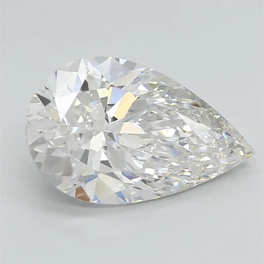 2.50ct Pear Lab Grown Diamond (Colour F, Clarity VS1, IGI Certified) - Jewelry by Cleo