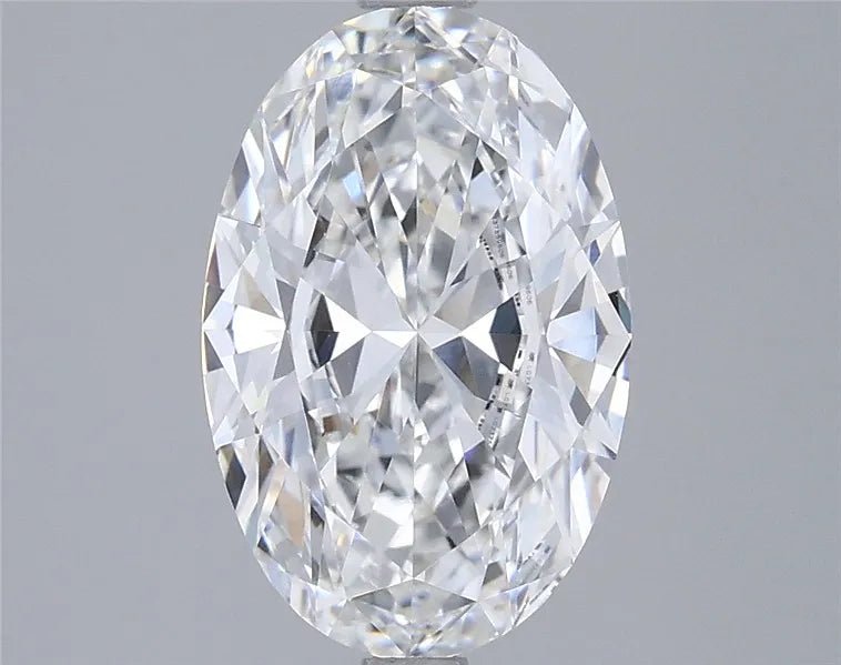 2.51ct Oval Lab Grown Diamond (Colour D, Clarity VVS1, IGI Certified) - Jewelry by Cleo