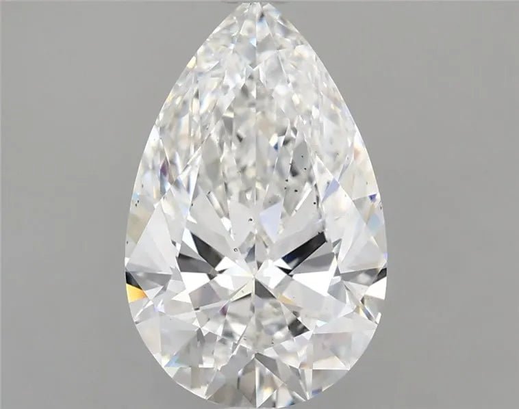 2.51ct Pear Lab Grown Diamond (Colour D, Clarity SI1, Cut EX, IGI Certified) - Jewelry by Cleo