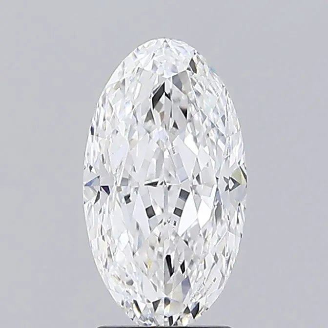 2.52ct Oval Lab Grown Diamond (Colour D, Clarity VVS1, IGI Certified) - Jewelry by Cleo
