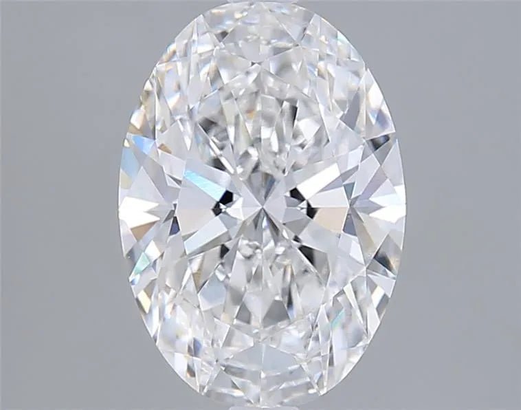 2.52ct Oval Lab Grown Diamond (Colour E, Clarity VVS2, IGI Certified) - Jewelry by Cleo