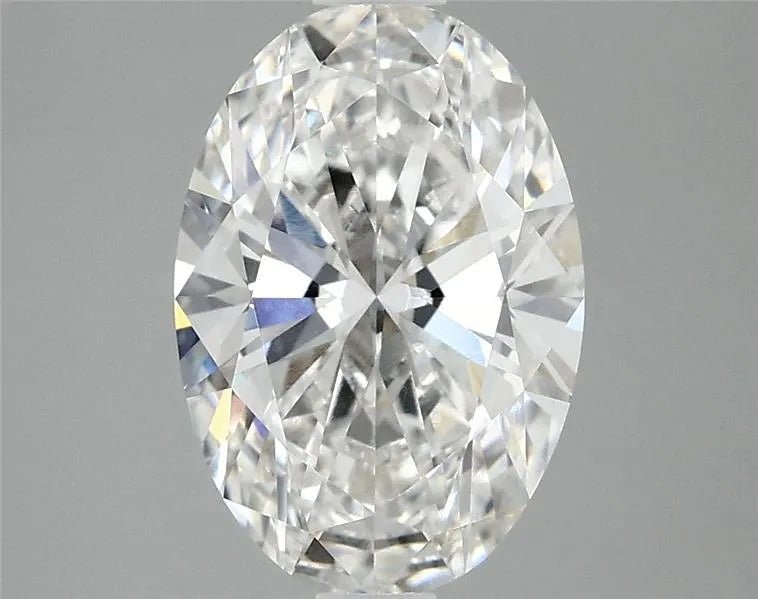 2.52ct Oval Lab Grown Diamond (Colour F, Clarity VVS2, IGI Certified) - Jewelry by Cleo