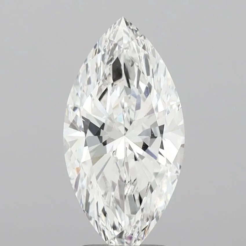 2.53ct Marquise Lab Grown Diamond (Colour E, Clarity VVS2, IGI Certified) - Jewelry by Cleo