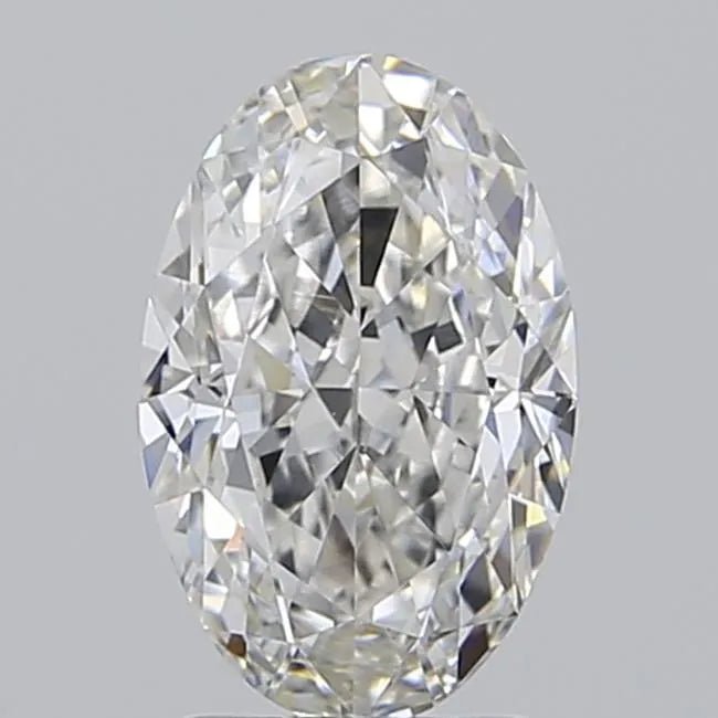 2.53ct Oval Lab Grown Diamond (Colour F, Clarity VVS2, IGI Certified) - Jewelry by Cleo
