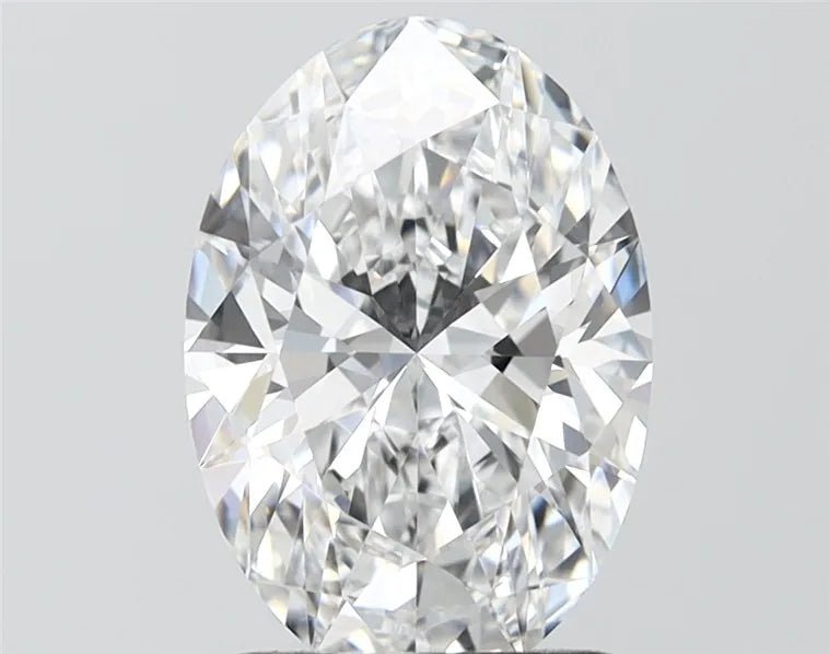 2.54ct Oval Lab Grown Diamond (Colour D, Clarity VVS1, IGI Certified) - Jewelry by Cleo