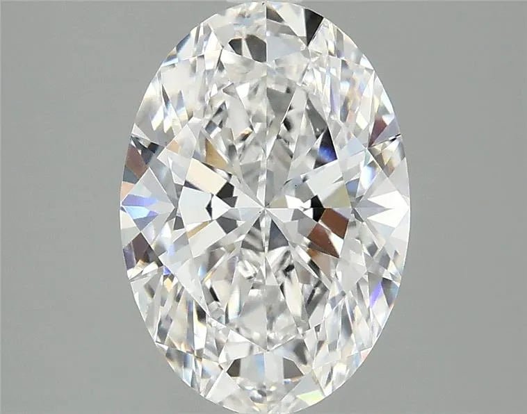2.54ct Oval Lab Grown Diamond (Colour D, Clarity VVS2, IGI Certified) - Jewelry by Cleo