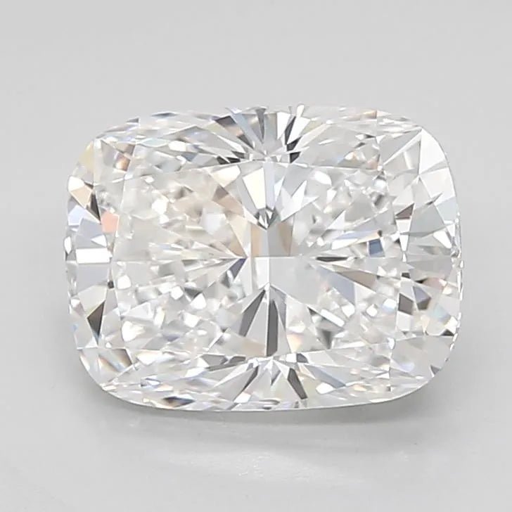 2.55ct Cushion modified Lab Grown Diamond (Colour D, Clarity VVS2, IGI Certified) - Jewelry by Cleo