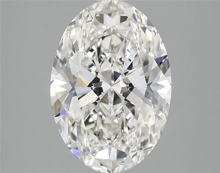 2.55ct Oval Lab Grown Diamond (Colour G, Clarity VS1, IGI Certified) - Jewelry by Cleo
