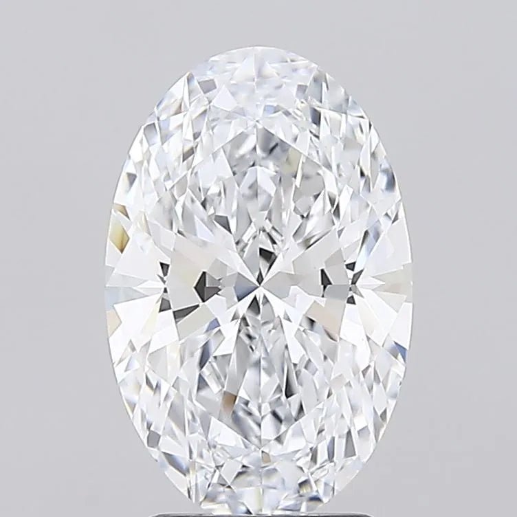 2.57ct Oval Lab Grown Diamond (Colour E, Clarity IF, IGI Certified) - Jewelry by Cleo