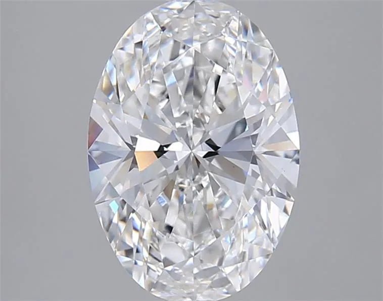 2.57ct Oval Lab Grown Diamond (Colour E, Clarity VS1, IGI Certified) - Jewelry by Cleo