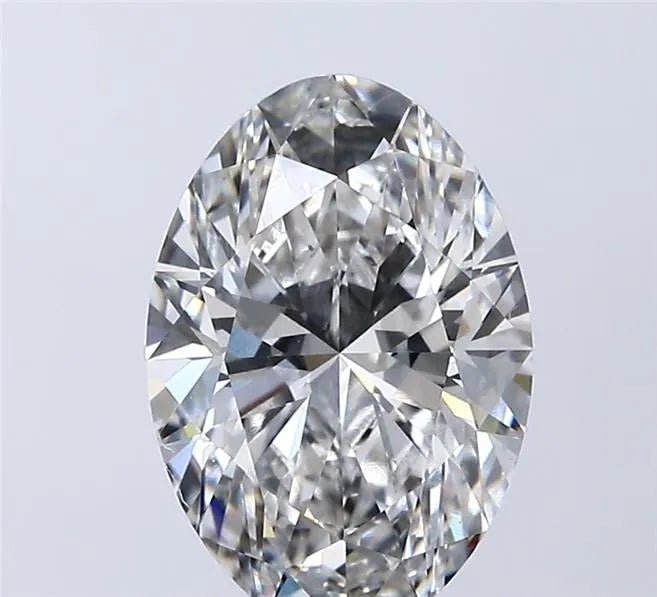 2.58ct Oval Lab Grown Diamond (Colour E, Clarity VVS2, IGI Certified) - Jewelry by Cleo