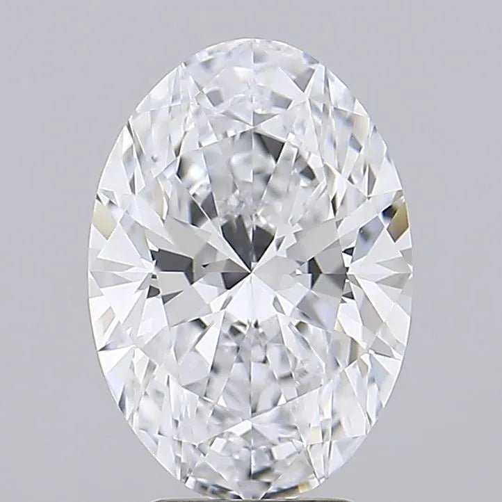 2.60ct Oval Lab Grown Diamond (Colour E, Clarity IF, IGI Certified) - Jewelry by Cleo