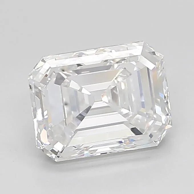 2.63ct Emerald Lab Grown Diamond (Colour E, Clarity VVS2, IGI Certified) - Jewelry by Cleo