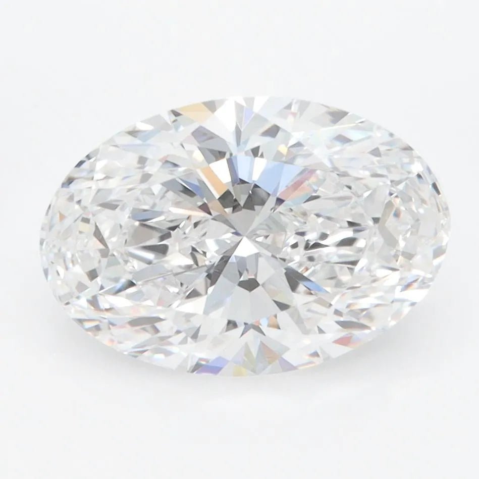 2.69ct Oval Lab Grown Diamond (Colour D, Clarity VVS1, IGI Certified) - Jewelry by Cleo