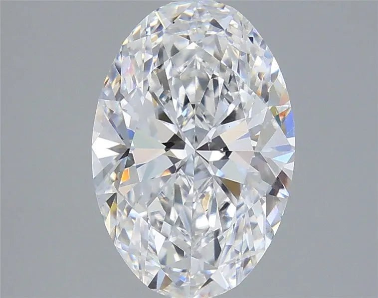 2.70ct Oval Lab Grown Diamond (Colour E, Clarity VS1, IGI Certified) - Jewelry by Cleo