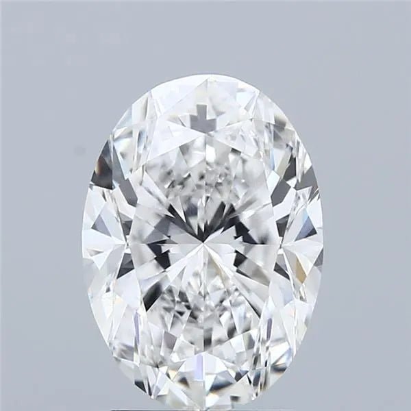 2.71ct Oval Lab Grown Diamond (Colour E, Clarity VVS2, IGI Certified) - Jewelry by Cleo