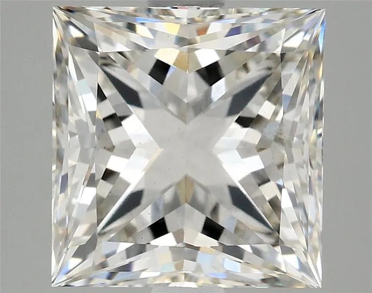 2.74ct Princess Lab Grown Diamond (Colour H, Clarity VS1, IGI Certified) - Jewelry by Cleo