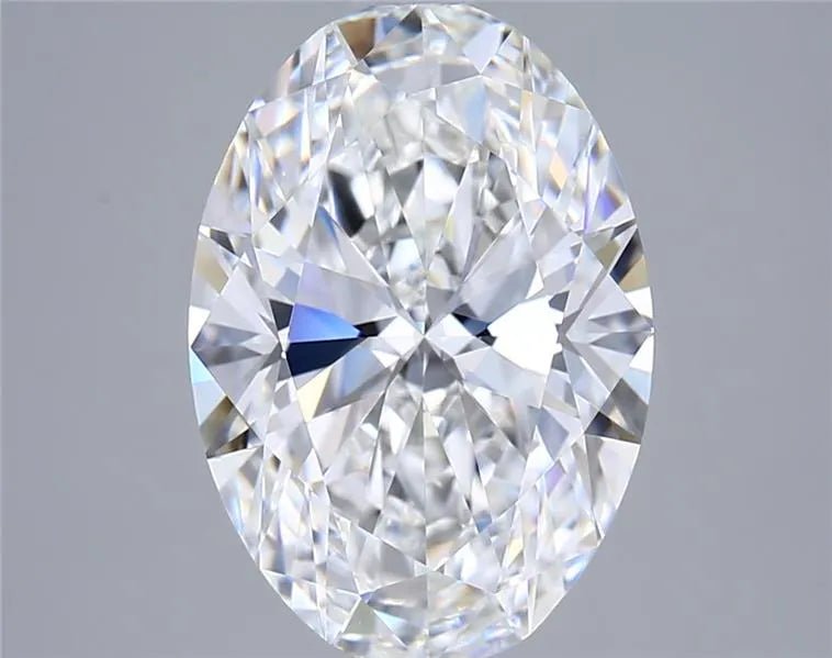 2.76ct Oval Lab Grown Diamond (Colour E, Clarity VVS2, IGI Certified) - Jewelry by Cleo