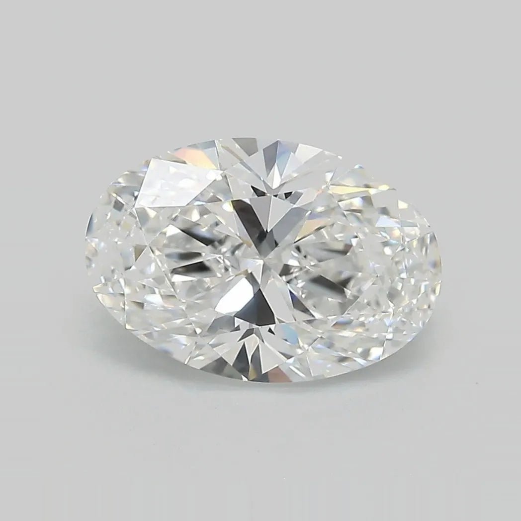 2.78ct Oval Lab Grown Diamond (Colour E, Clarity VVS2, IGI Certified) - Jewelry by Cleo