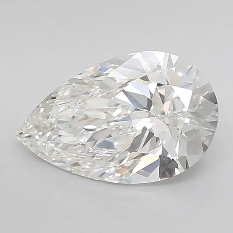 3.00ct Pear Lab Grown Diamond (Colour F, Clarity VVS1, Cut EX, IGI Certified)