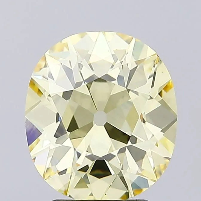 3.01ct Cushion brilliant Lab Grown Diamond (Colour Fancy Yellow, Clarity VS1, IGI Certified)