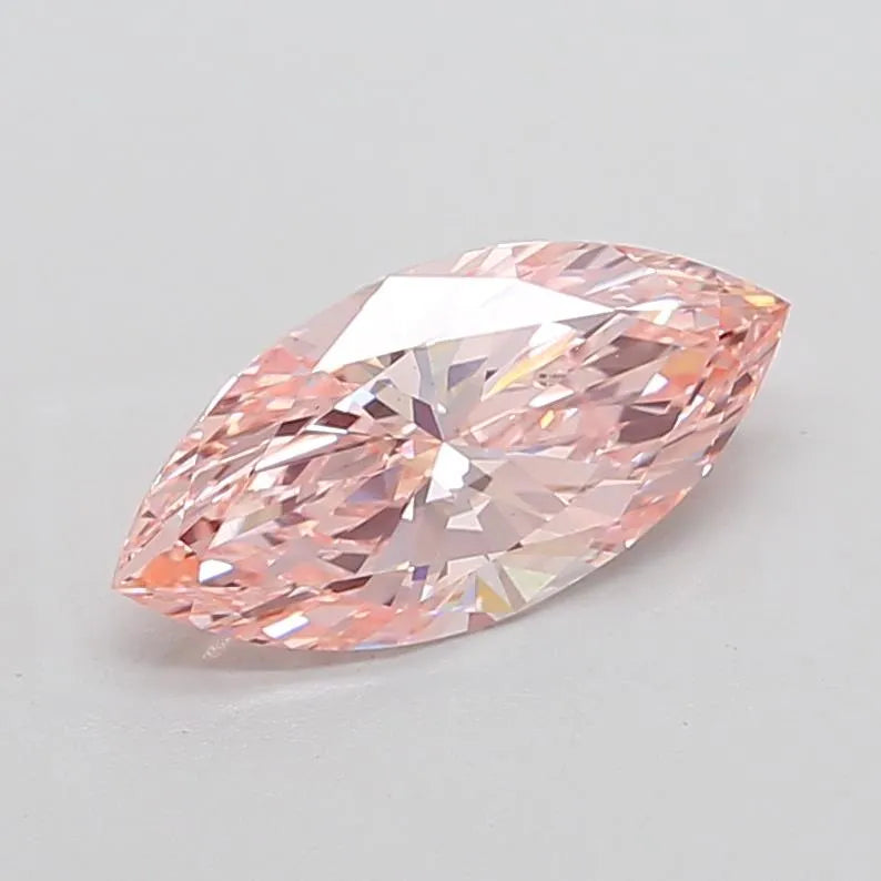 3.01ct Marquise Lab Grown Diamond (Colour Fancy Intense Pink, Clarity VS2, IGI Certified)