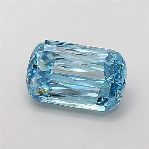3.02ct Cushion modified Lab Grown Diamond (Colour Fancy Vivid Blue, Clarity VS1, IGI Certified)