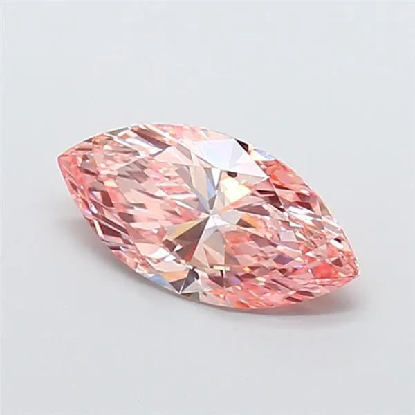 3.02ct Marquise Lab Grown Diamond (Colour Fancy Vivid Pink, Clarity VS1, IGI Certified)