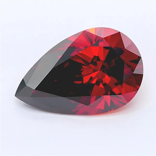 3.02ct Pear Lab Grown Diamond (Colour Fancy Deep Orange, Clarity VS1, IGI Certified)