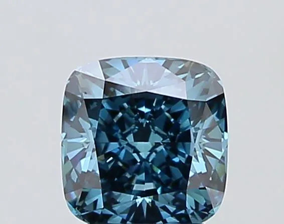 3.04ct Cushion modified Lab Grown Diamond (Colour Fancy Vivid Blue, Clarity VS1, IGI Certified)