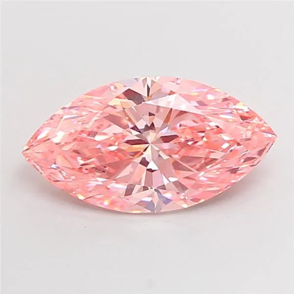 3.04ct Marquise Lab Grown Diamond (Colour Fancy Vivid Pink, Clarity VVS2, IGI Certified)