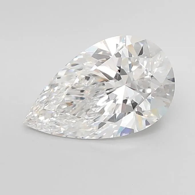 3.05ct Pear Lab Grown Diamond (Colour D, Clarity VVS2, IGI Certified)